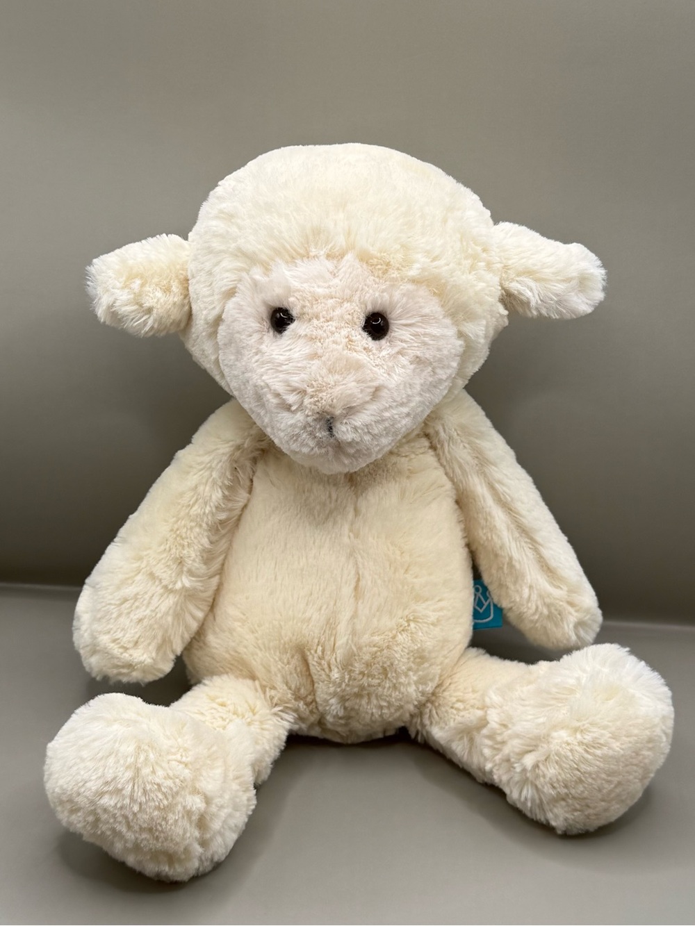 Manhattan Toy Co Retired Ivory Lamb Sheep Plush Stuffed Animal